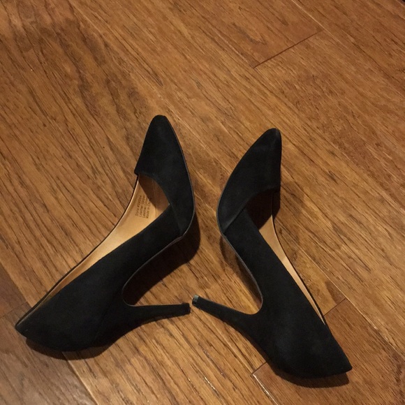 Madewell Mira Suede Heels Pumps - Picture 4 of 8